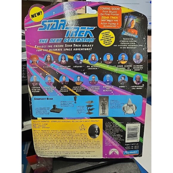 Star Trek Next Generation Guinan Action Figure 1993 Playmates Sealed - Picture 3 of 5